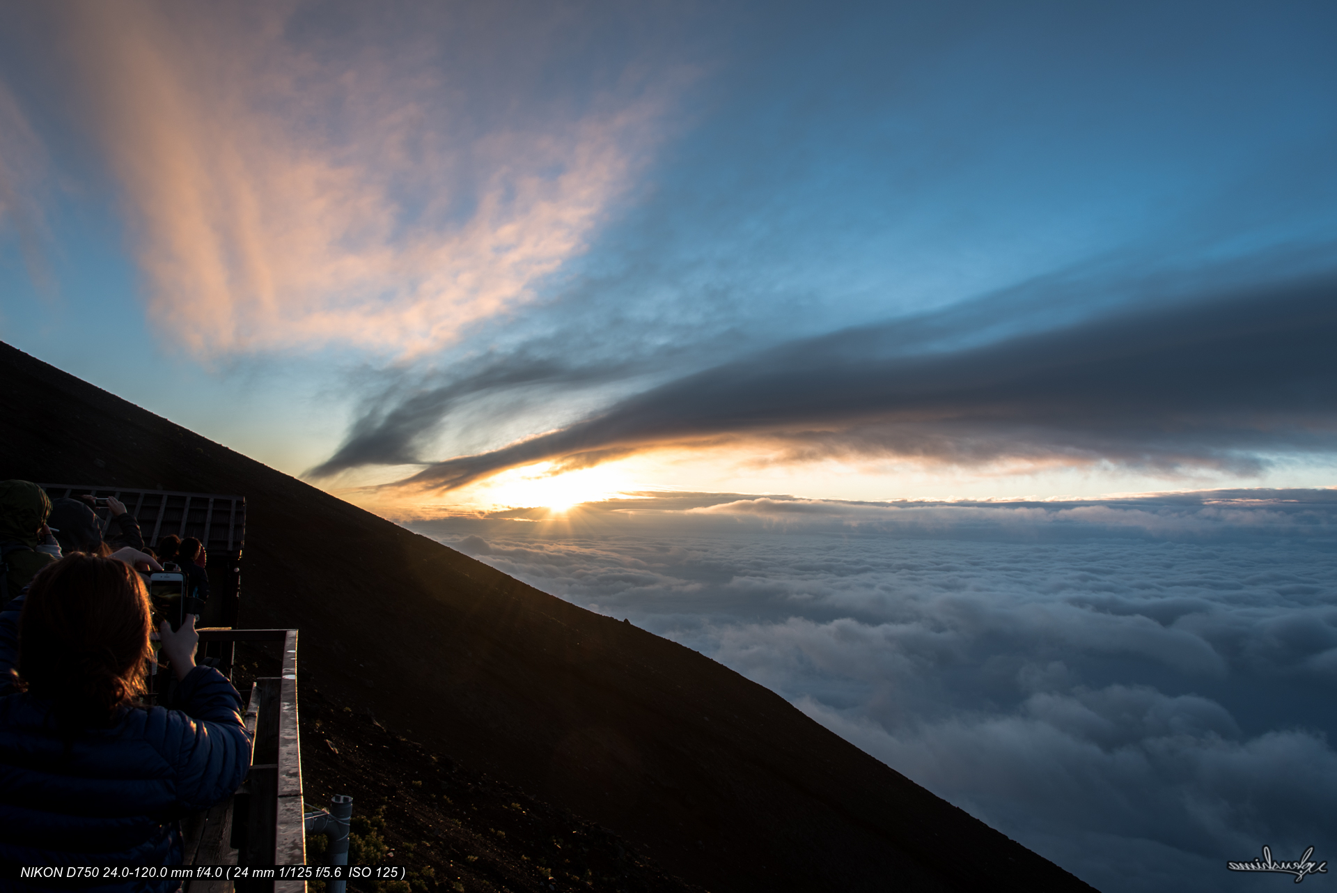 SUNRISE FROM Mt.FUJI